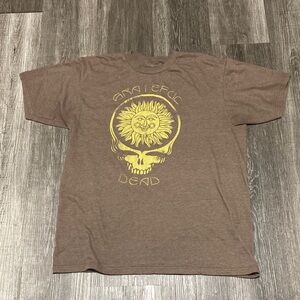 Ripple Junction Brown Grateful Dead Graphic Tee size L
